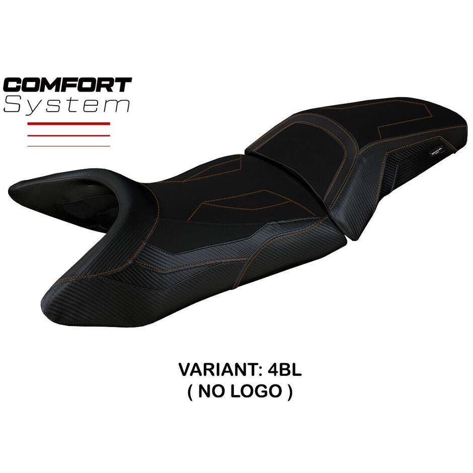 Housse de selle TPZ Italia spécifique pour KTM 1290 Super Adventure S 2021-2024, modèle Lumiar Comfort System