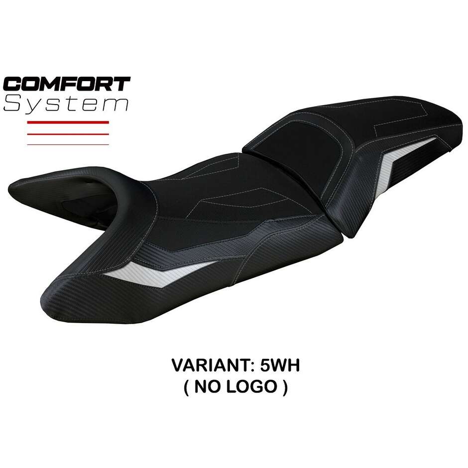 Housse de selle TPZ Italia spécifique pour KTM 1290 Super Adventure S 2021-2024, modèle Lumiar Comfort System