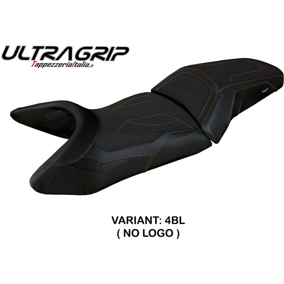Housse de selle TPZ Italia spécifique pour KTM 1290 Super Adventure S 2021-2024, modèle Lumiar Ultragrip