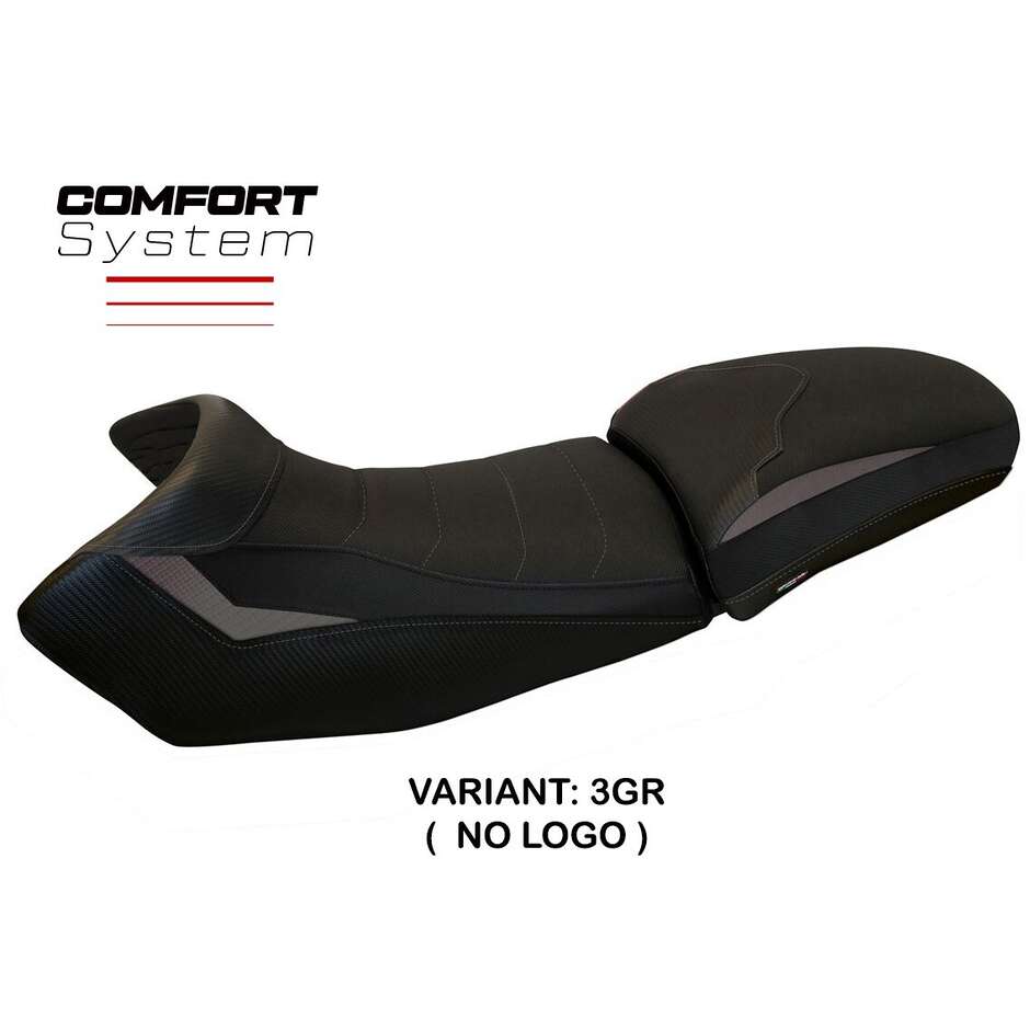 Housse de selle TPZ Italia spécifique pour KTM 1290 Super Adventure S-T (modèles 2015-2020) avec système de confort Eden