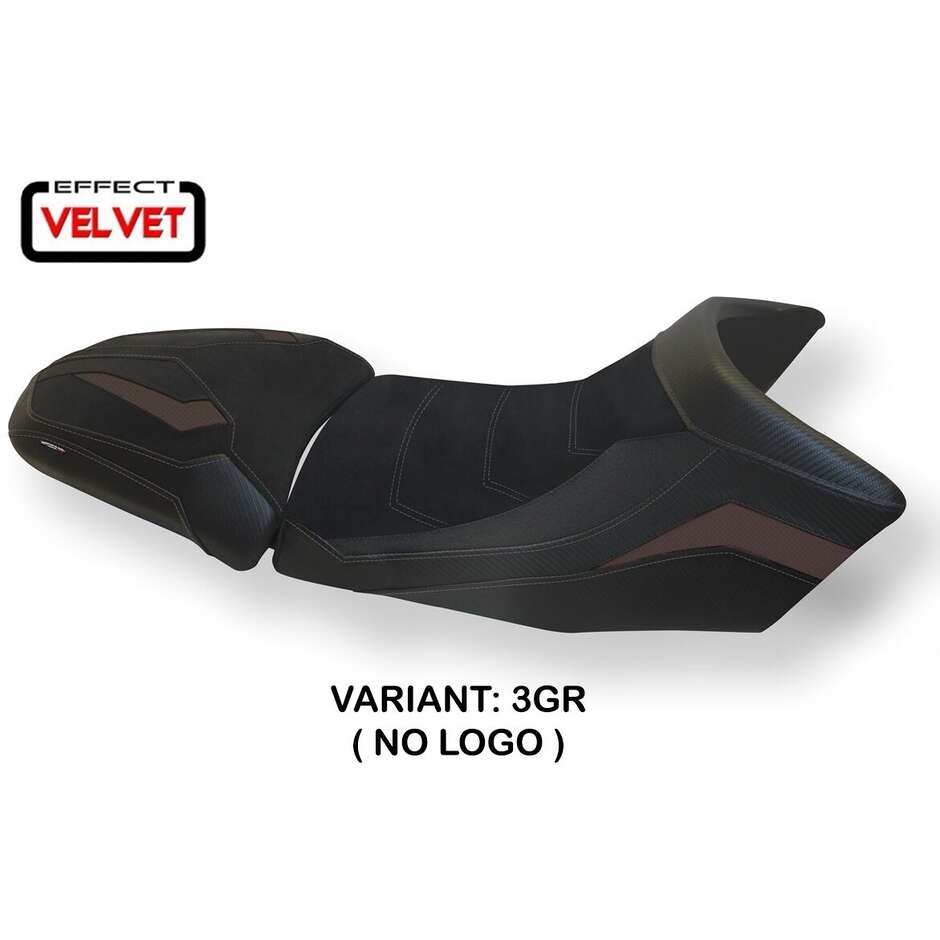 Housse de selle TPZ Italia spécifique pour KTM 1290 Super Adventure S-T (modèles 2015-2020), coloris Gaeta Velvet
