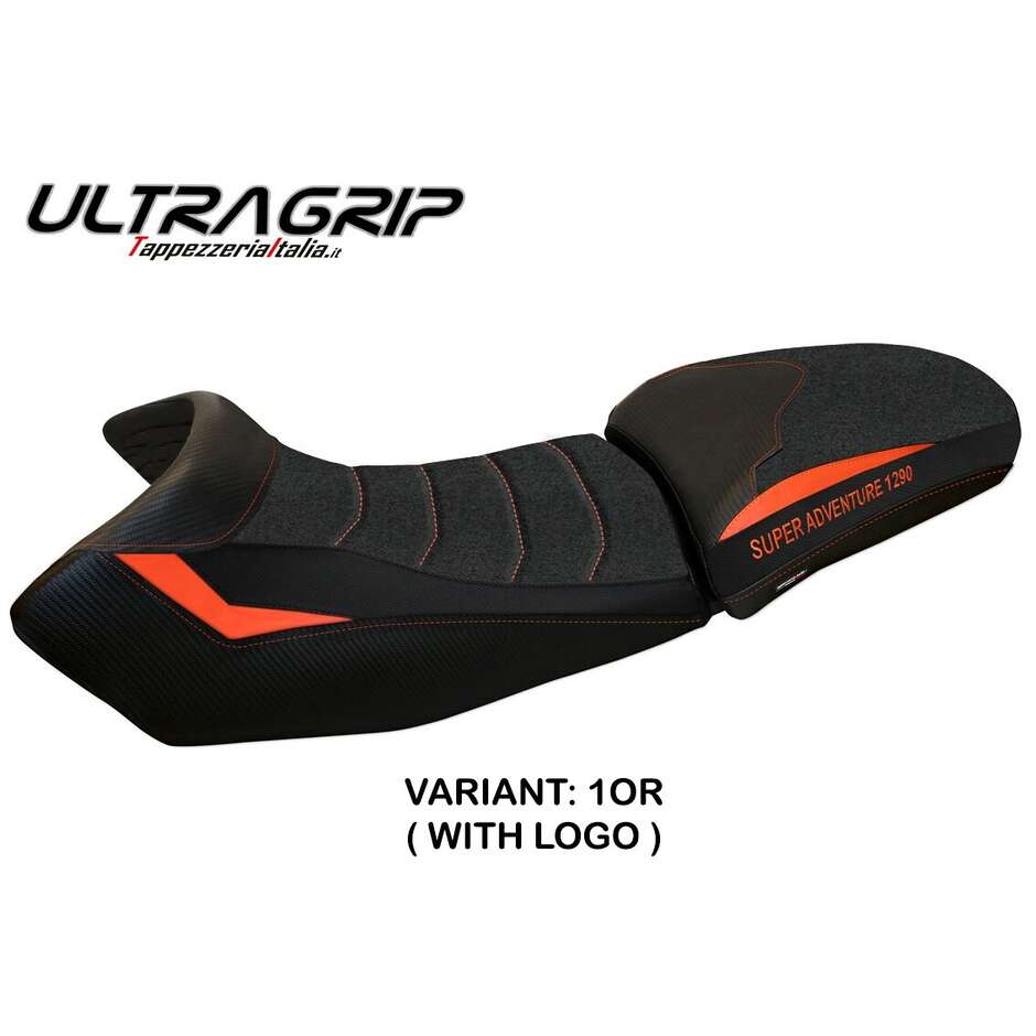 Housse de selle TPZ Italia spécifique pour KTM 1290 Super Adventure S-T (modèles 2015-2020) Eden Ultragrip
