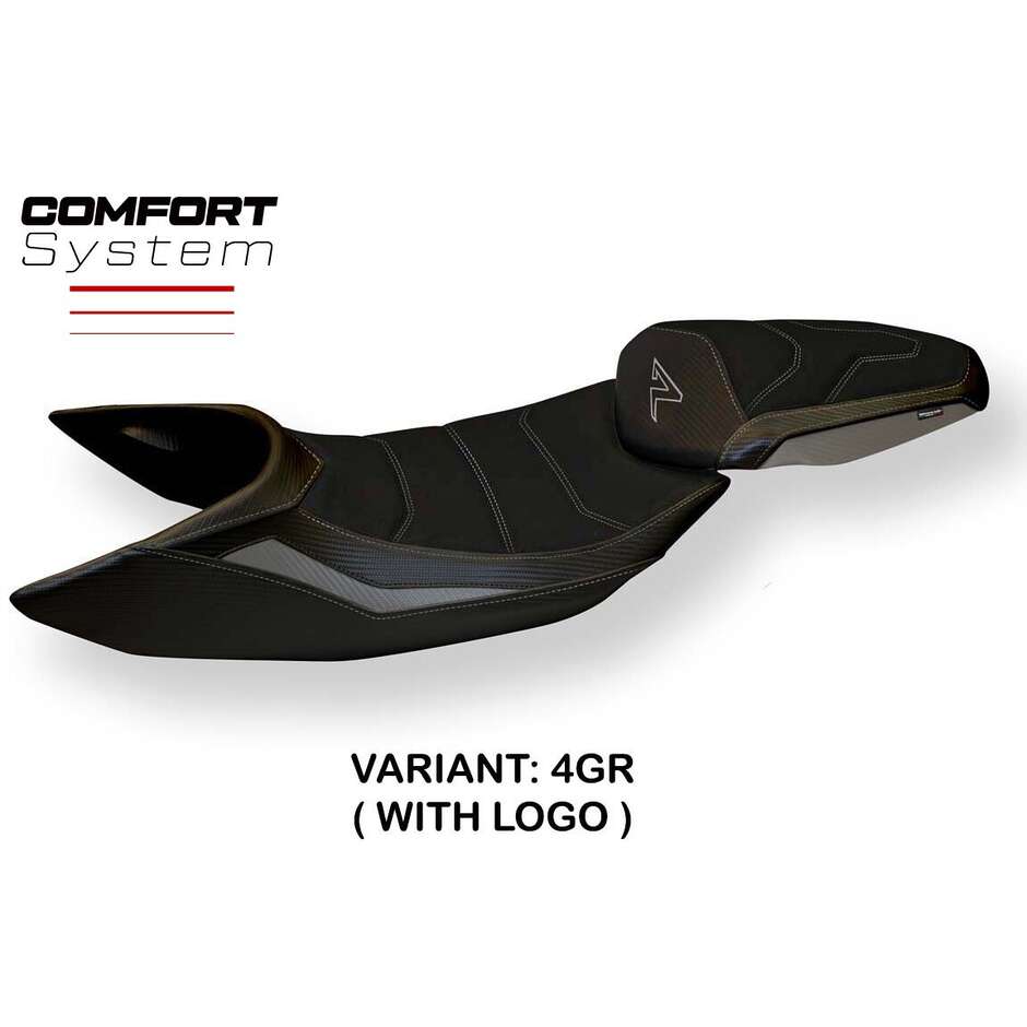 Housse de selle TPZ Italia spécifique pour KTM 1290 Super Duke R (modèles 2014-2019) avec système de confort Janna 3