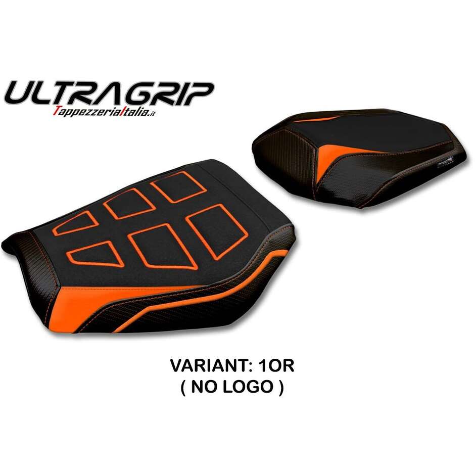Housse de selle TPZ Italia spécifique pour KTM 1290 Super Duke R (modèles 2020-2023), coloris Delhi Ultragrip