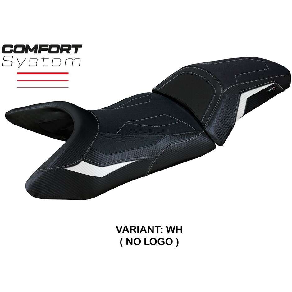 Housse de selle TPZ Italia spécifique pour KTM 1390 Super Adventure S modèle 2025, système de confort Enns
