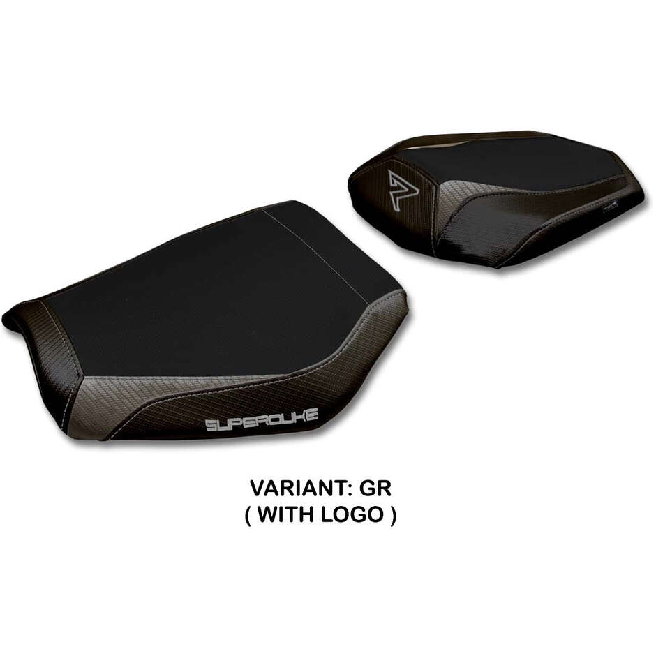 Housse de selle TPZ Italia spécifique pour KTM 1390 Super Duke R 2024-2025, modèle Kalix