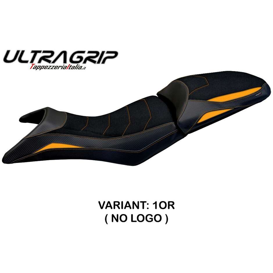 Housse de selle TPZ Italia spécifique pour KTM 390 Adventure (modèles 2020-2025), finition Star Ultragrip