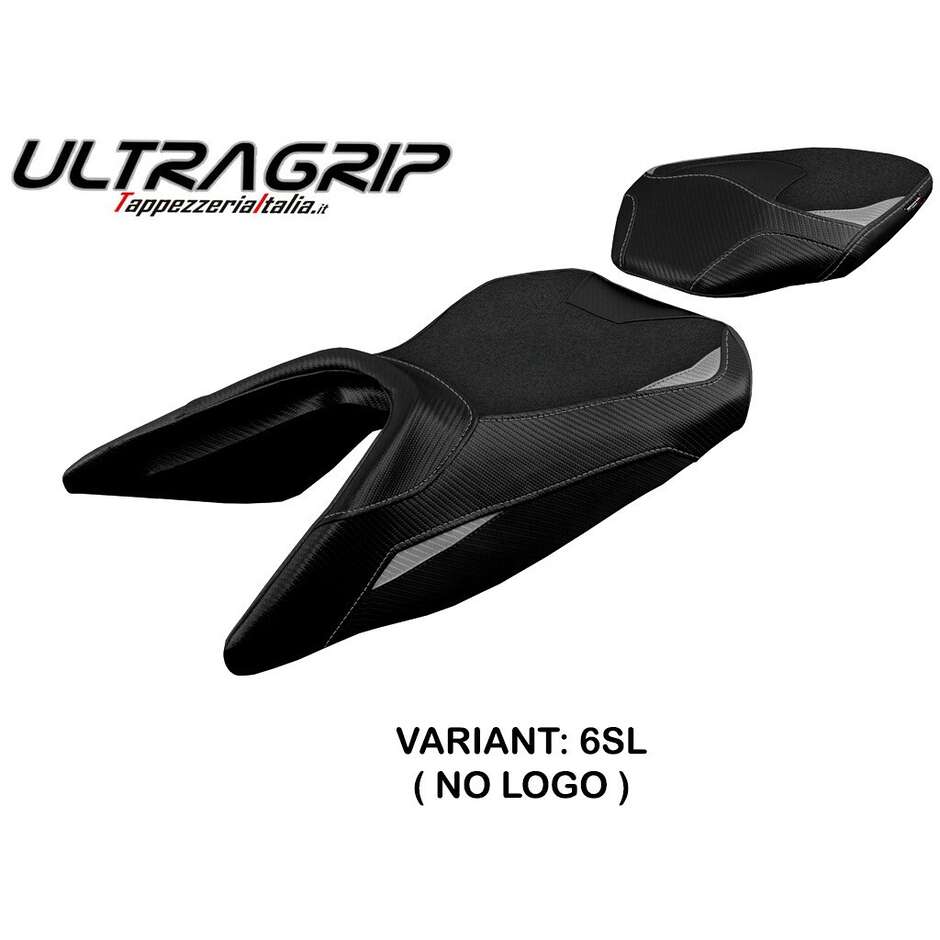 Housse de selle TPZ Italia spécifique pour KTM 390 Duke (modèles 2017-2023), finition Haiti Ultragrip