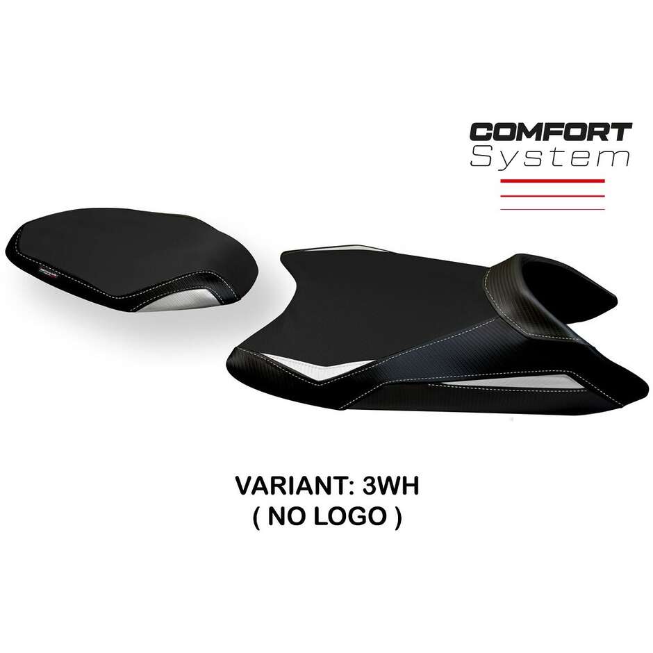 Housse de selle TPZ Italia spécifique pour KTM 790 Duke (modèles 2018-2025) avec système de confort Mirano 2