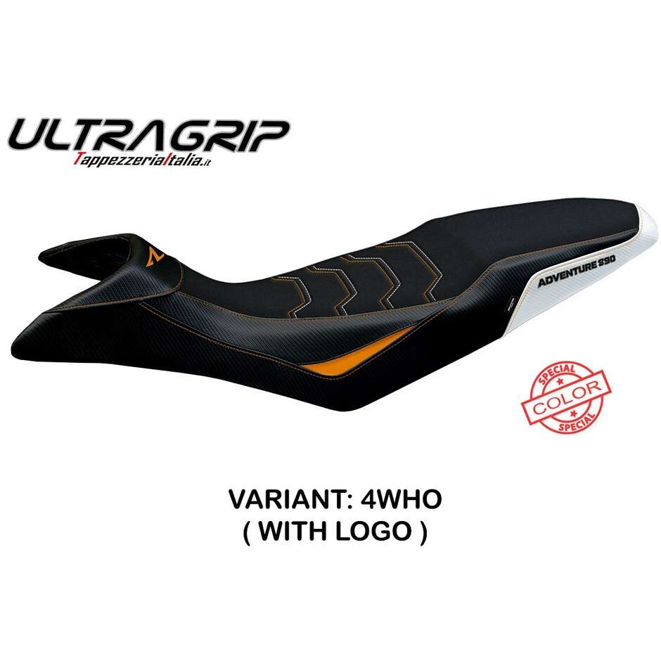 Housse de selle TPZ Italia spécifique pour KTM 890 Adventure R (modèles 2021-2025) Mazyr Ultragrip