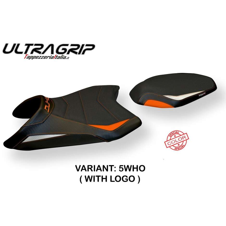 Housse de selle TPZ Italia spécifique pour KTM 890 Duke (modèles 2021-2024) Valdes Ultragrip