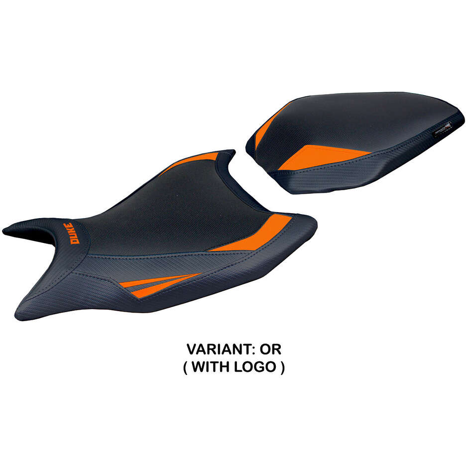 Housse de selle TPZ Italia spécifique pour KTM 990 Duke modèle Cannes 2024-2025