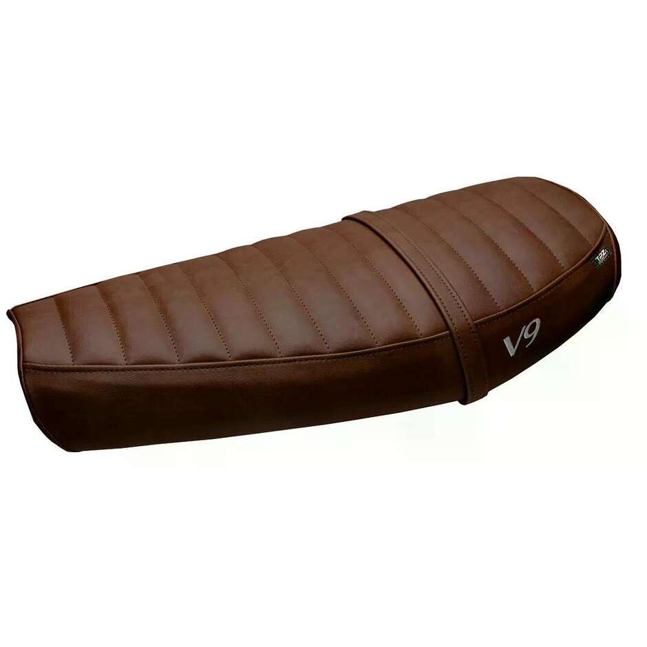 Housse de selle TPZ Italia spécifique pour Moto Guzzi V9 Bobber 2016-2018, modèle Acerra