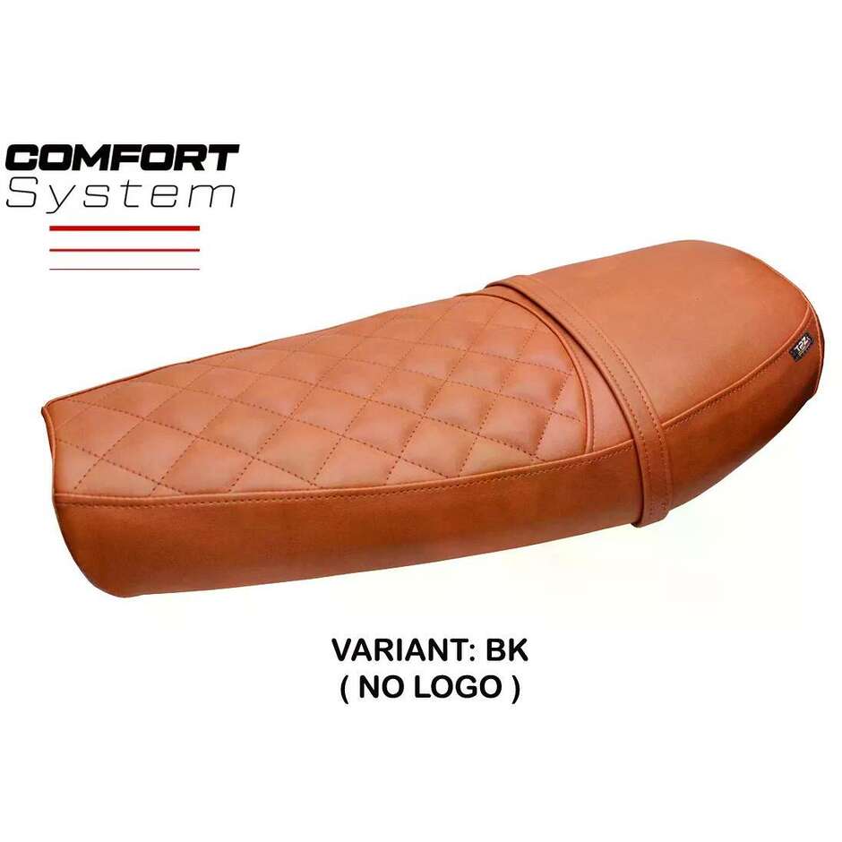 Housse de selle TPZ Italia spécifique pour Moto Guzzi V9 Bobber 2016-2018, modèle Scampia Comfort System