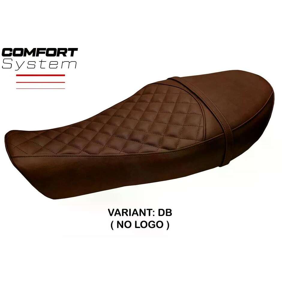 Housse de selle TPZ Italia spécifique pour Moto Guzzi V9 Roamer (modèles 2016-2024), système confort Aversa