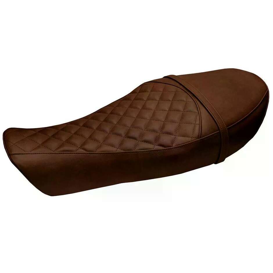 Housse de selle TPZ Italia spécifique pour Moto Guzzi V9 Roamer (modèles 2016-2024), système confort Aversa