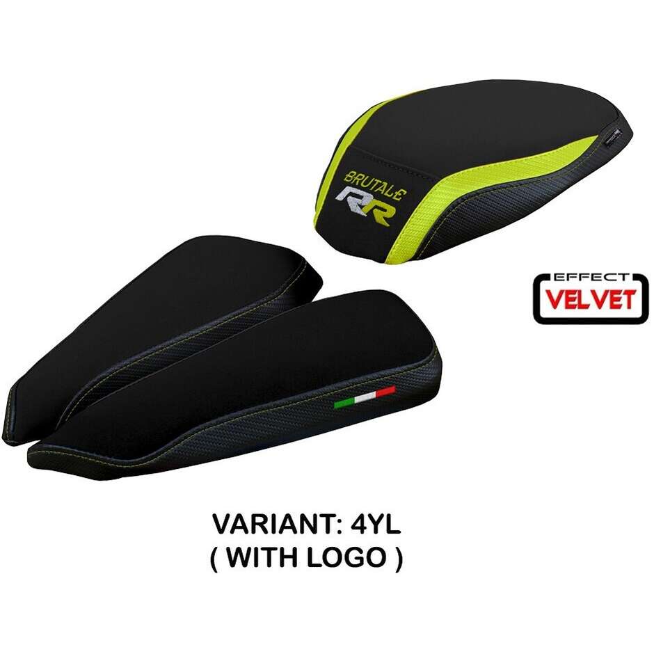 Housse de selle TPZ Italia spécifique pour MV Agusta Brutale 1000 RR (modèles 2020-2025), coloris velours Meilan