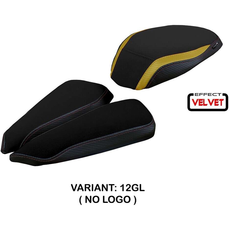Housse de selle TPZ Italia spécifique pour MV Agusta Brutale 1000 RR (modèles 2020-2025), en velours Adai.