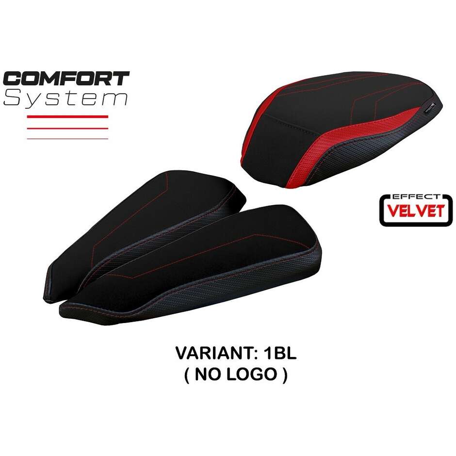 Housse de selle TPZ Italia spécifique pour MV Agusta Brutale 1000 RR (modèles 2020-2025) Meilan Velvet Comfort System