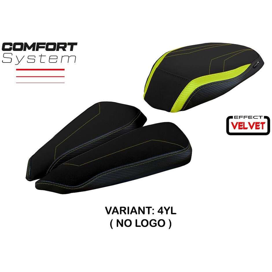 Housse de selle TPZ Italia spécifique pour MV Agusta Brutale 1000 RR (modèles 2020-2025) Meilan Velvet Comfort System