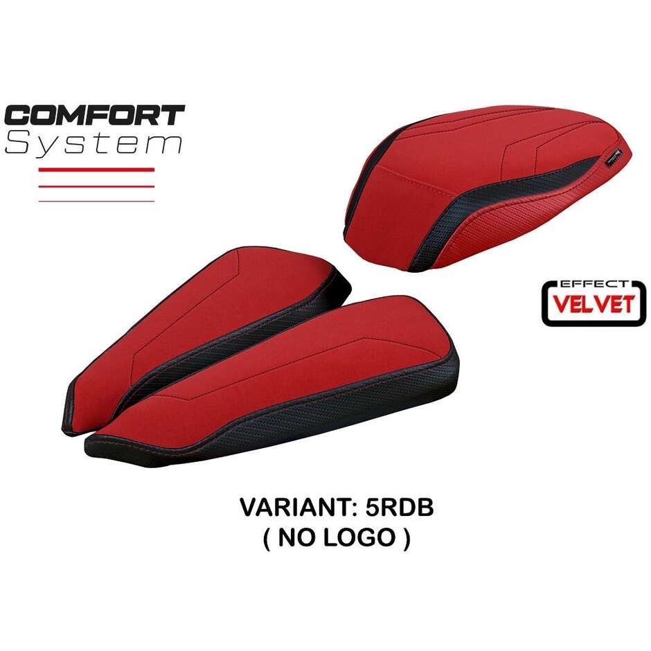 Housse de selle TPZ Italia spécifique pour MV Agusta Brutale 1000 RR (modèles 2020-2025) Meilan Velvet Comfort System