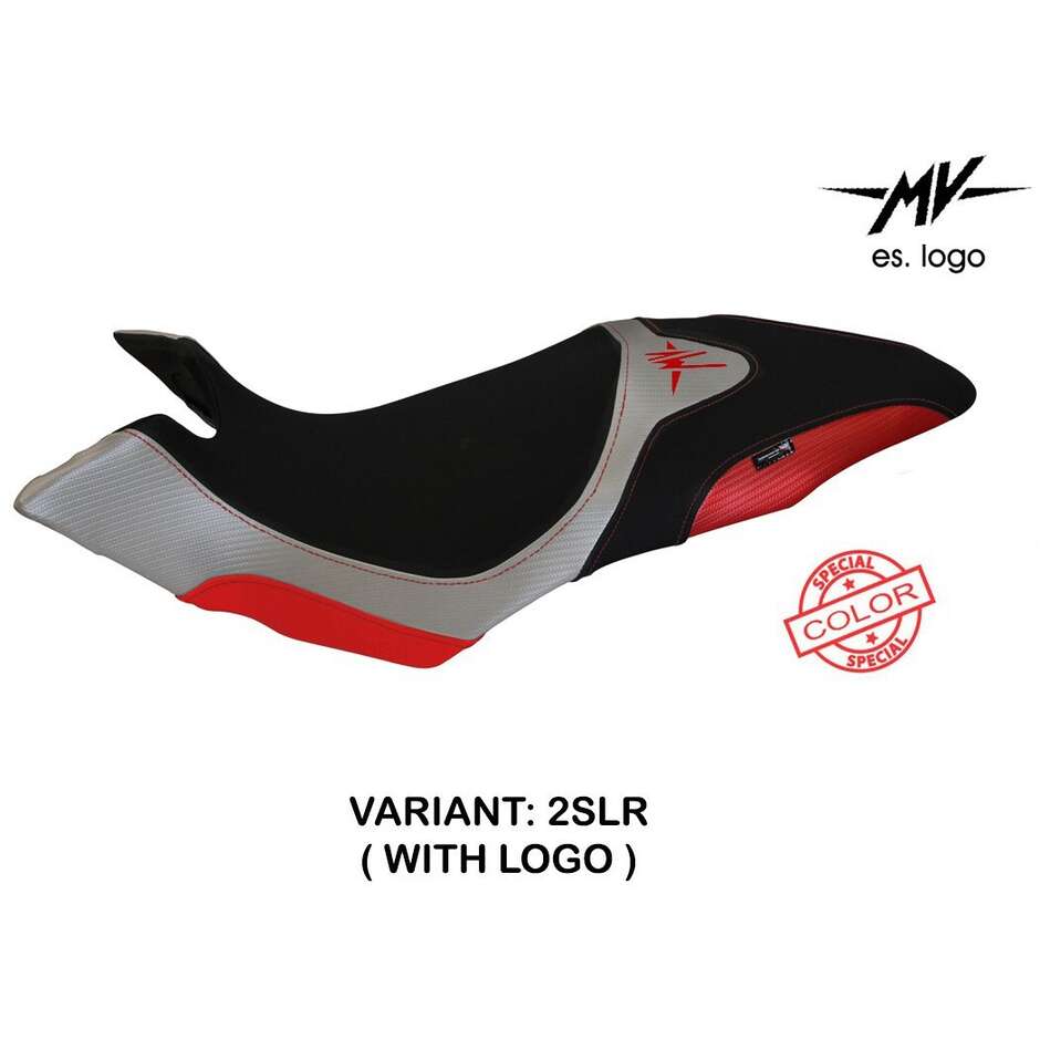 Housse de selle TPZ Italia spécifique pour MV Agusta Dragster 800 (modèles 2014-2018), coloris Aosta Special.