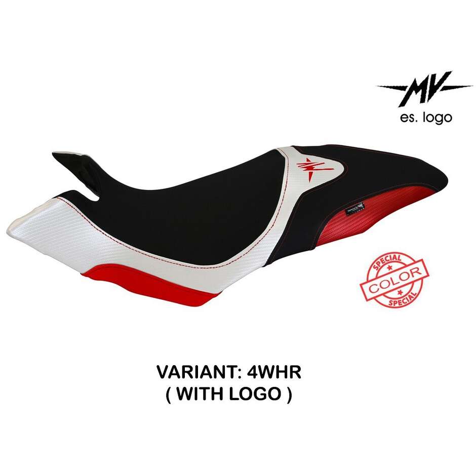 Housse de selle TPZ Italia spécifique pour MV Agusta Dragster 800 (modèles 2014-2018), coloris Aosta Special.