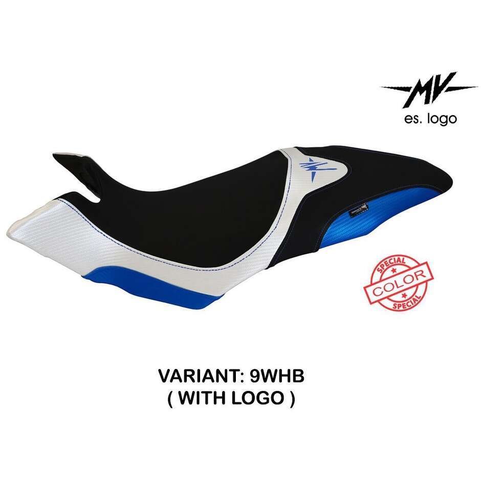 Housse de selle TPZ Italia spécifique pour MV Agusta Dragster 800 (modèles 2014-2018), coloris Aosta Special.