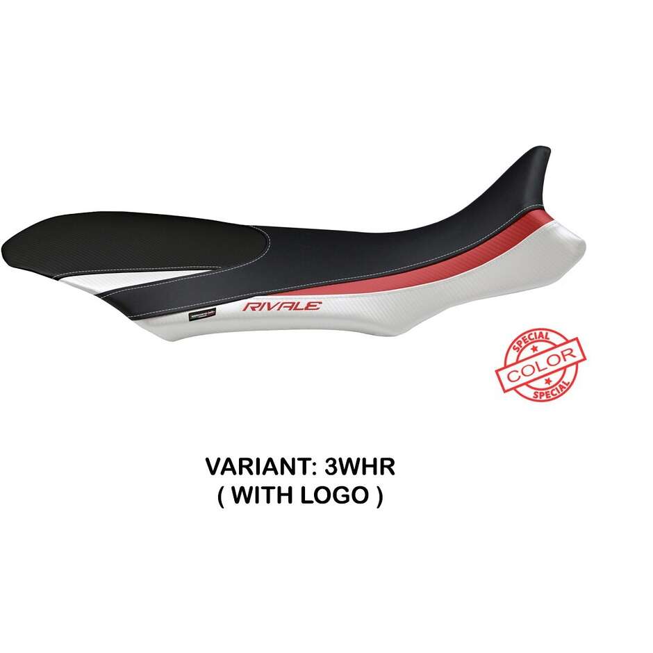 Housse de selle TPZ Italia spécifique pour MV Agusta Rivale 800 (modèles 2013-2018), coloris Sorrento spécial
