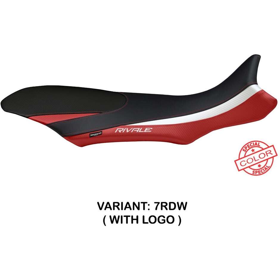 Housse de selle TPZ Italia spécifique pour MV Agusta Rivale 800 (modèles 2013-2018), coloris Sorrento spécial