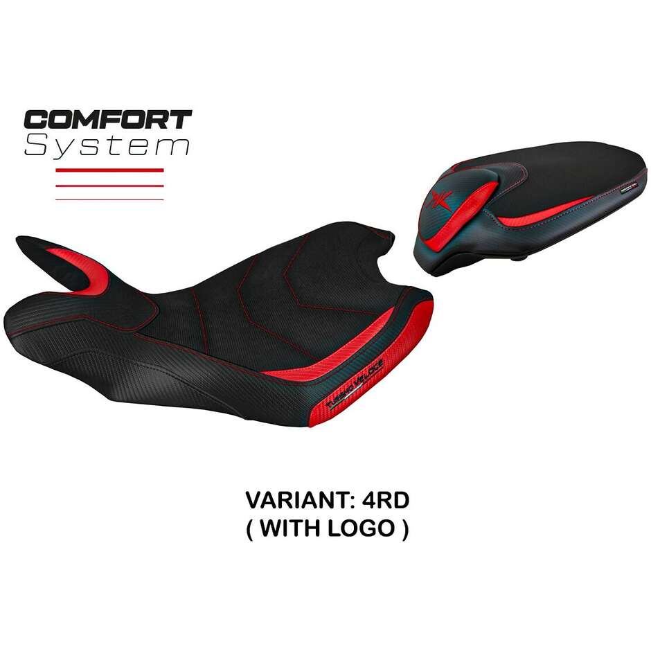 Housse de selle TPZ Italia spécifique pour MV Agusta Turismo Veloce 2014-2020, modèle Sahara Comfort System