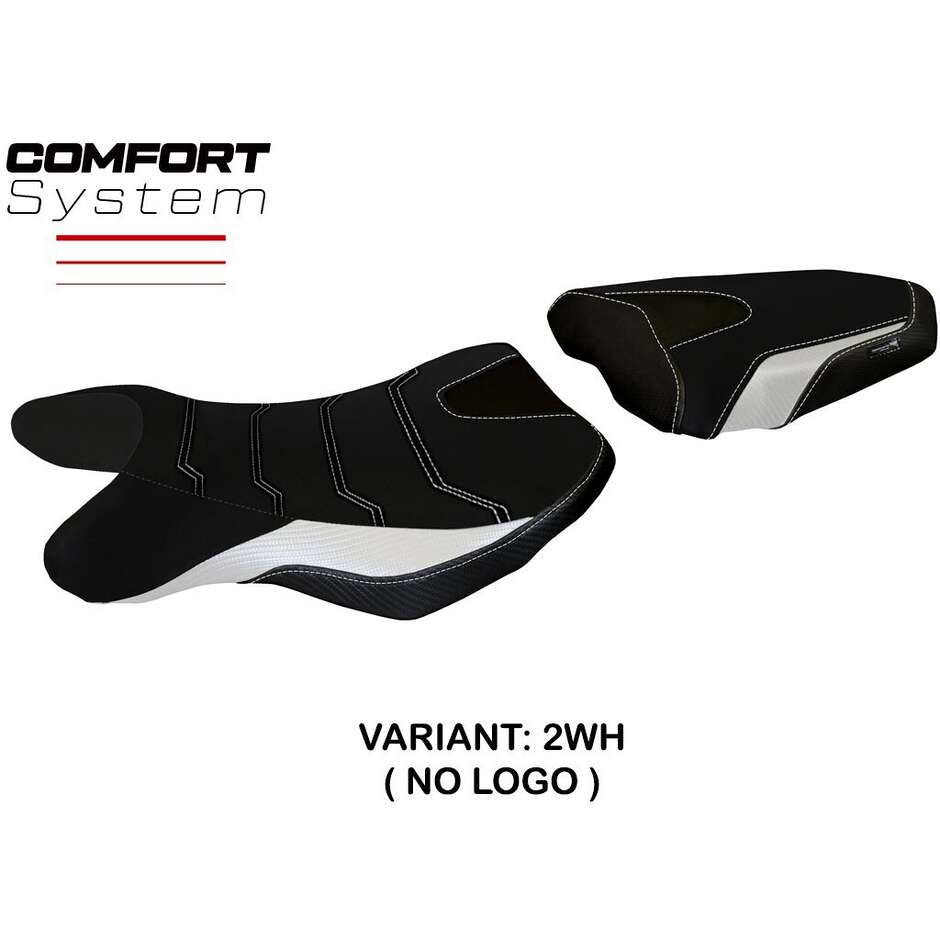 Housse de selle TPZ Italia spécifique pour Suzuki GSR 750 (modèles 2010-2017), système confort Siena 2