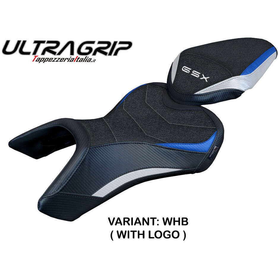 Housse de selle TPZ Italia spécifique pour Suzuki GSX 8S / 8R 2023-2025, modèle Niigata, Ultragrip
