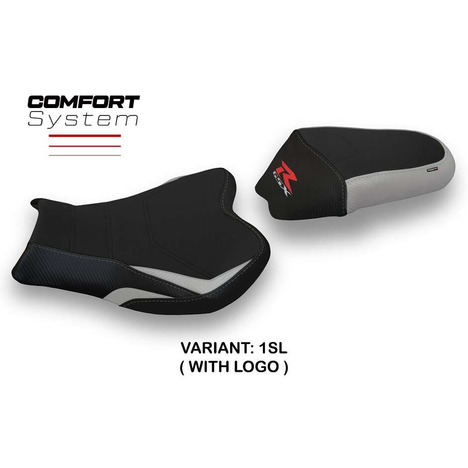 Housse de selle TPZ Italia spécifique pour Suzuki GSX R 1000 (modèles 2009-2016) avec système de confort Itri 2