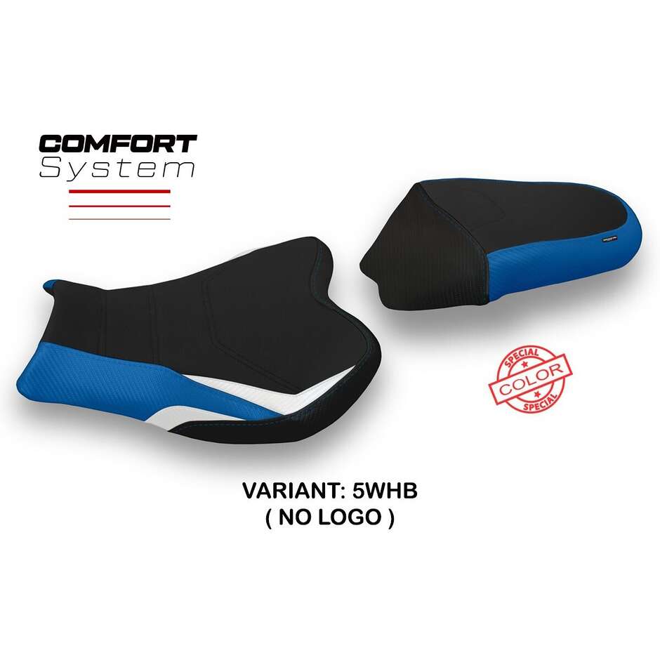 Housse de selle TPZ Italia spécifique pour Suzuki GSX R 1000 (modèles 2009-2016), coloris Itri Special, système confort 2