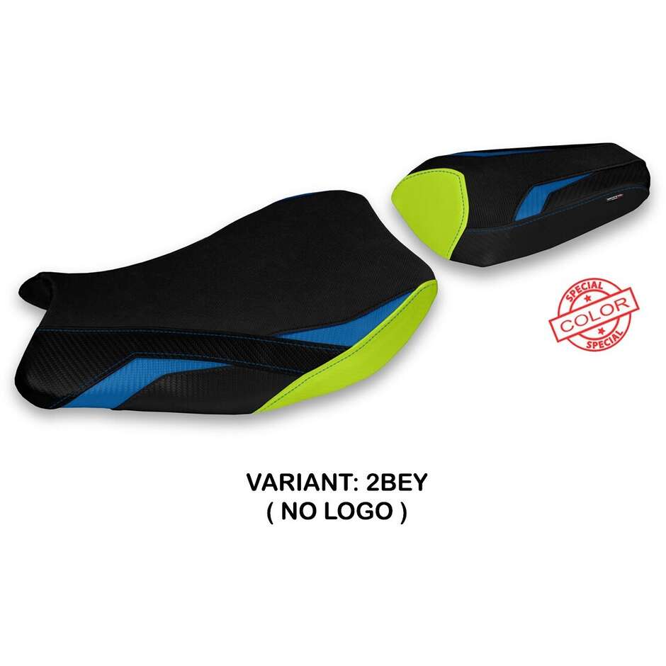 Housse de selle TPZ Italia spécifique pour Suzuki GSX R 1000 (modèles 2017-2023), coloris Elmas Special.