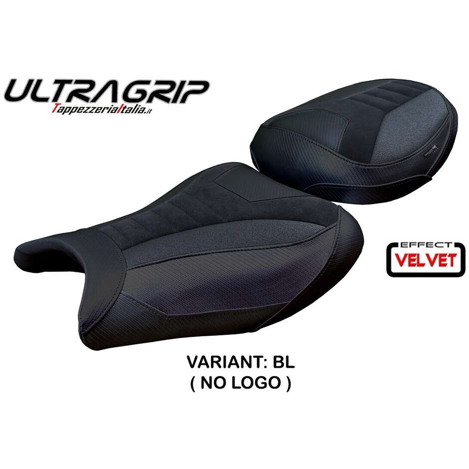 Housse de selle TPZ Italia spécifique pour Suzuki GSX R 1300 Hayabusa (modèles 2008-2020), fabriquée au Japon en velours Ultragrip.