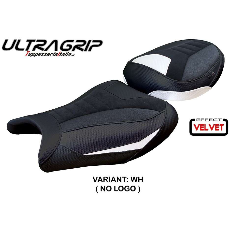 Housse de selle TPZ Italia spécifique pour Suzuki GSX R 1300 Hayabusa (modèles 2021-2025), en velours Denia Ultragrip