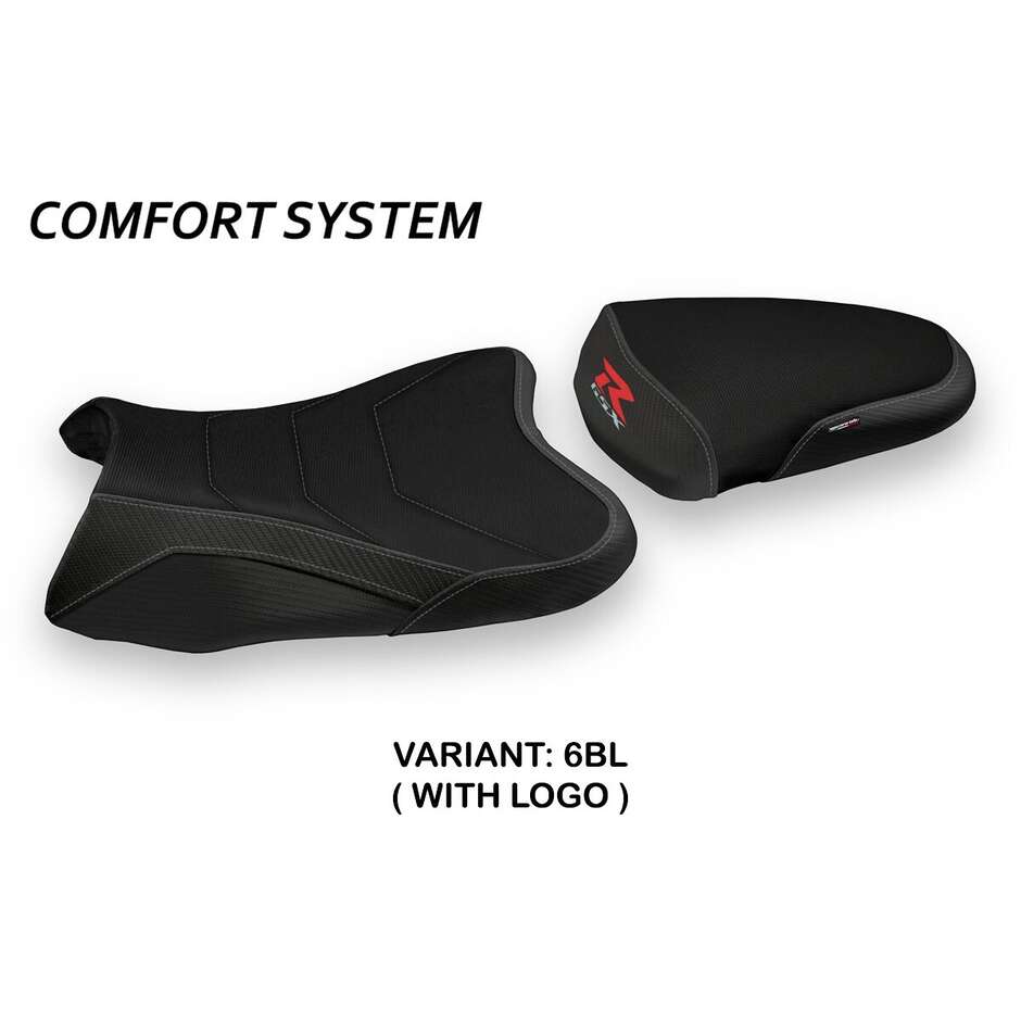 Housse de selle TPZ Italia spécifique pour Suzuki GSX R 600/750 (modèles 2006-2007) - Système de confort Sapes