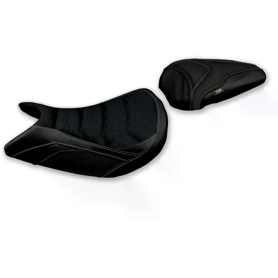 Housse de selle TPZ Italia spécifique pour Suzuki GSX S 1000 2021-2025, modèle Lindi Ultragrip