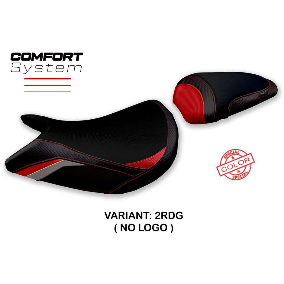 Housse de selle TPZ Italia spécifique pour Suzuki GSX S 1000 (modèles 2015-2020), coloris Pahia, système confort.