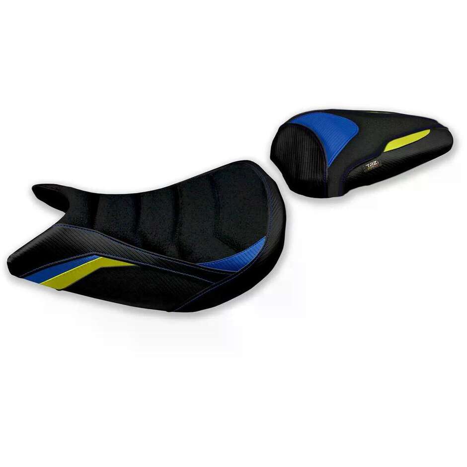 Housse de selle TPZ Italia spécifique pour Suzuki GSX S 1000 (modèles 2021-2025), coloris Lindi Special Ultragrip