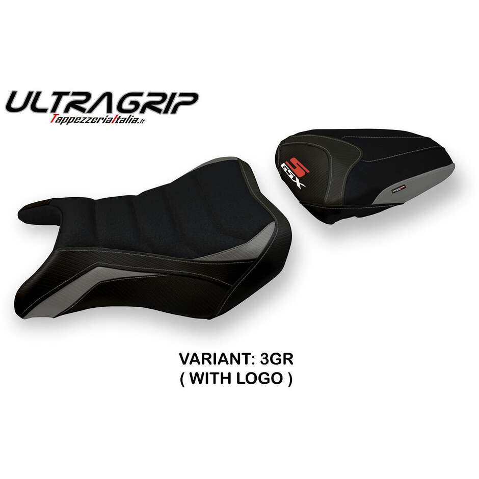 Housse de selle TPZ Italia spécifique pour Suzuki GSX S 750 (modèles 2017-2021), Kyoto 2 Ultragrip