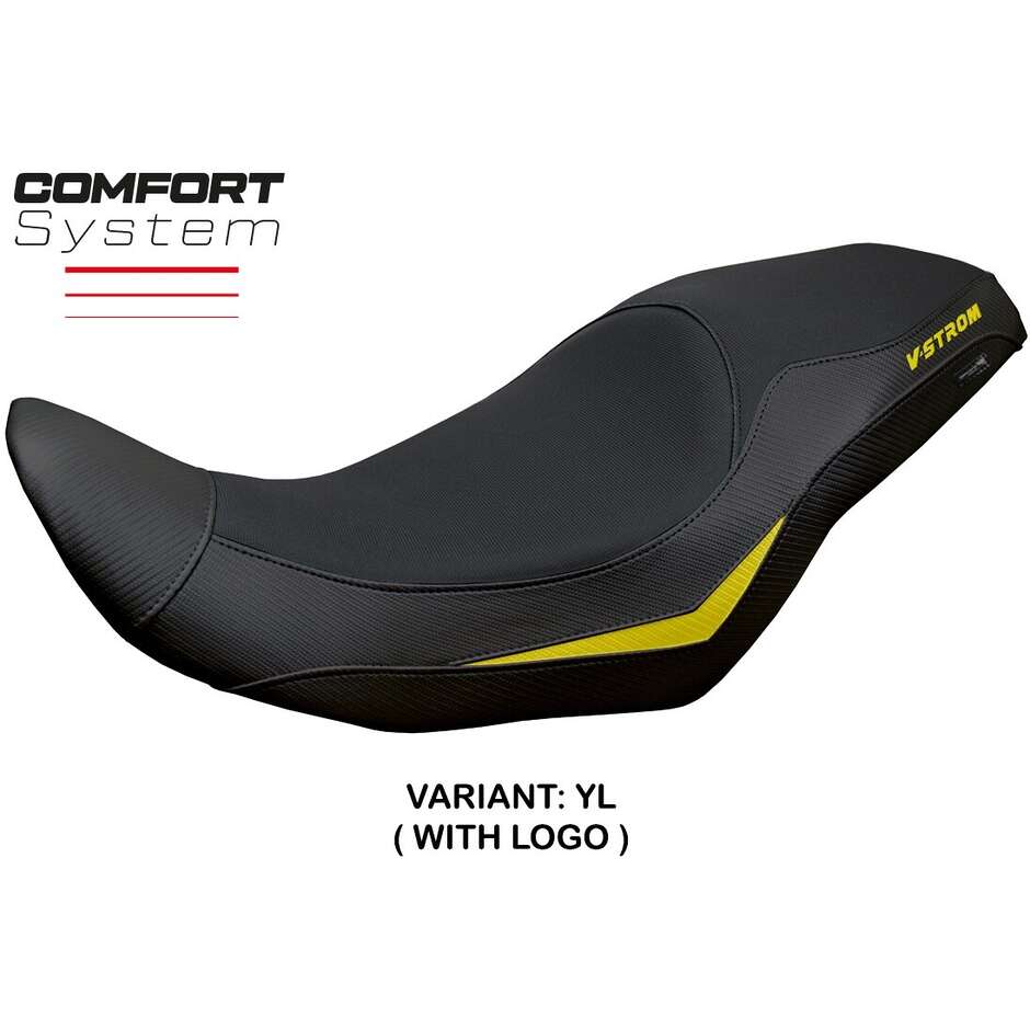 Housse de selle TPZ Italia spécifique pour Suzuki V-Strom 800 DE - SE 2023 - 2025 - Système de confort Menik