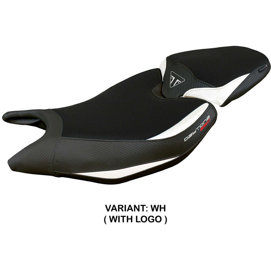 Housse de selle TPZ Italia spécifique pour Triumph Daytona 660, modèle Reims 2024-2025