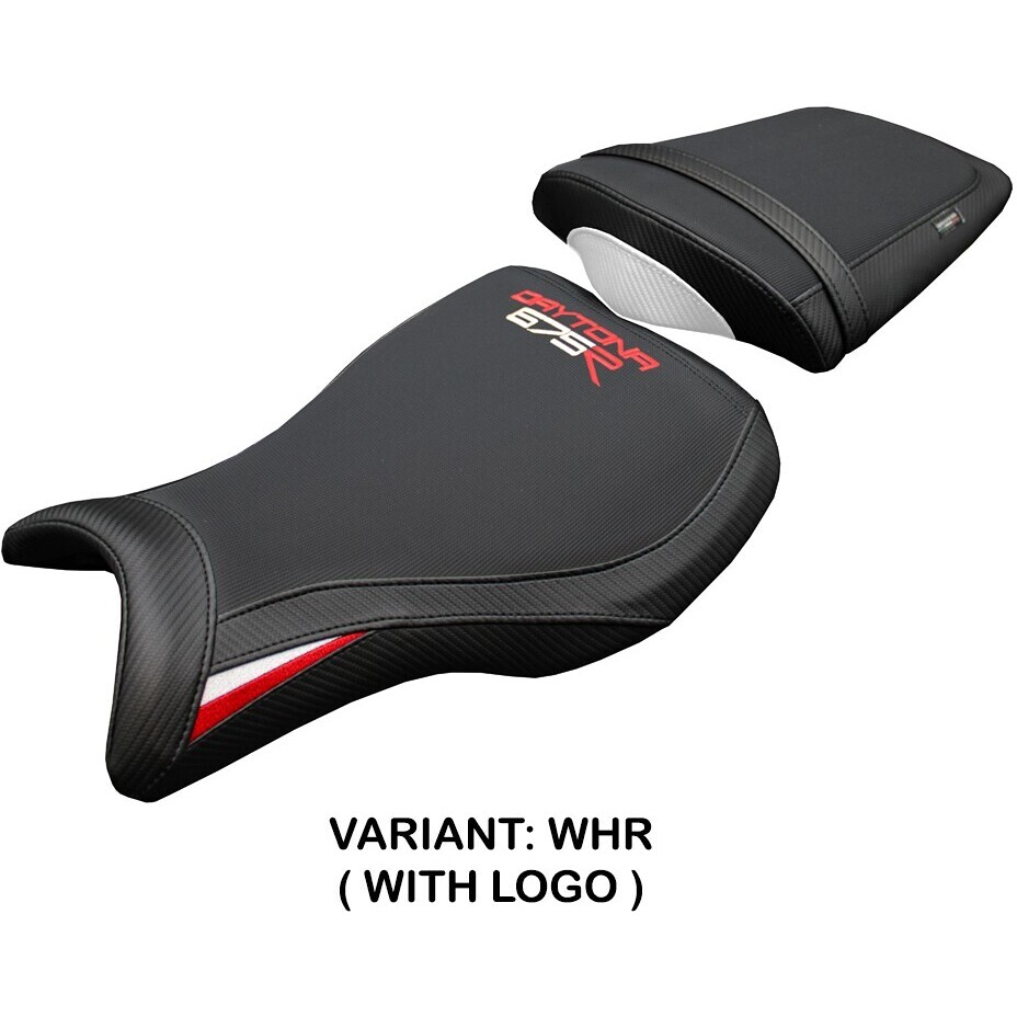 Housse de selle TPZ Italia spécifique pour Triumph Daytona 675R (modèle Ripley 2006-2012)