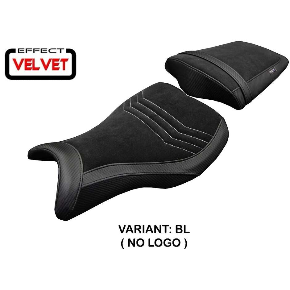 Housse de selle TPZ Italia spécifique pour Triumph Daytona 675R (modèles 2006-2012), coloris Ripley Velvet
