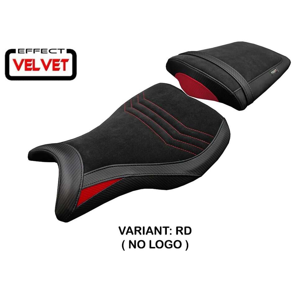 Housse de selle TPZ Italia spécifique pour Triumph Daytona 675R (modèles 2006-2012), coloris Ripley Velvet