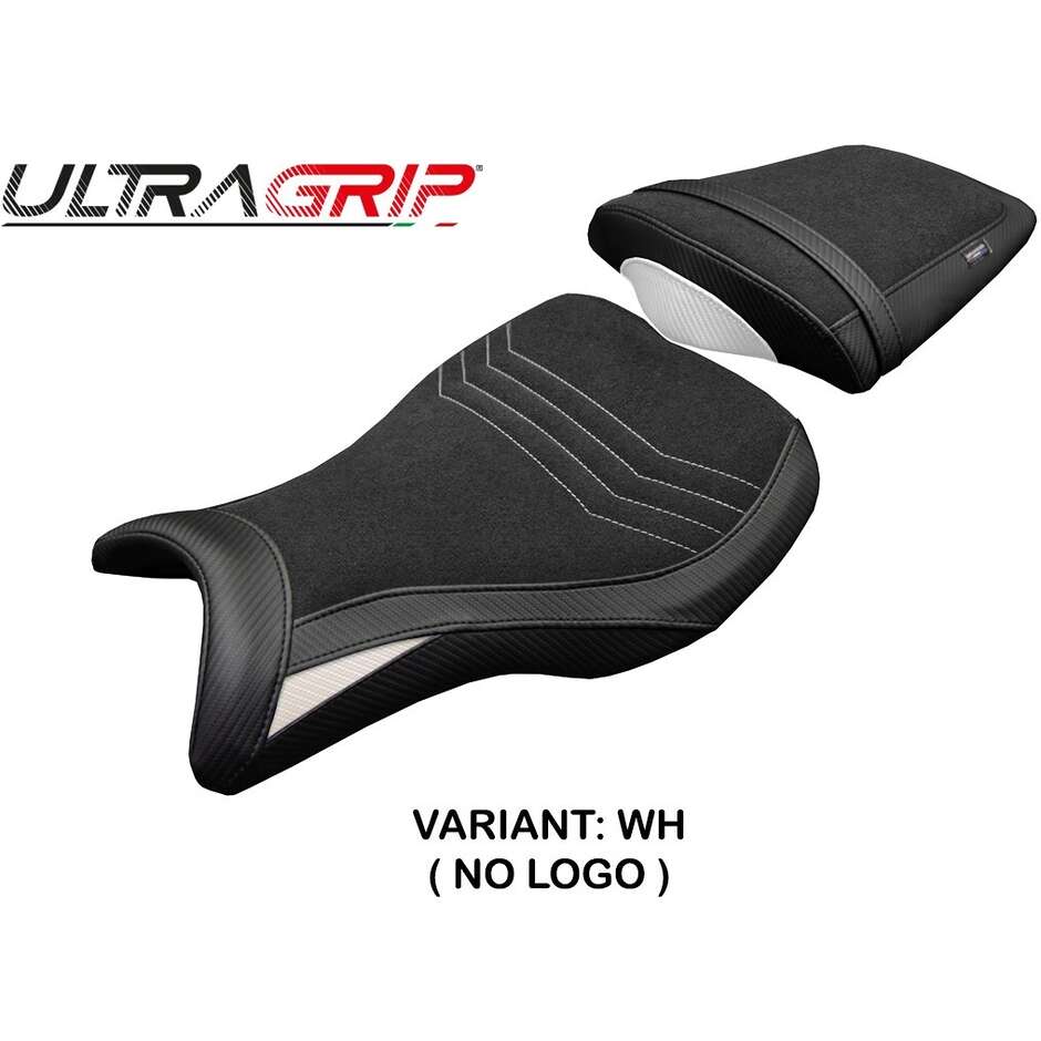 Housse de selle TPZ Italia spécifique pour Triumph Daytona 675R (modèles 2006-2012), revêtement Ripley Ultragrip