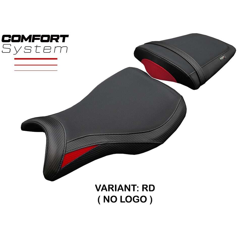 Housse de selle TPZ Italia spécifique pour Triumph Daytona 675R (modèles 2006-2012) - Système de confort Ripley